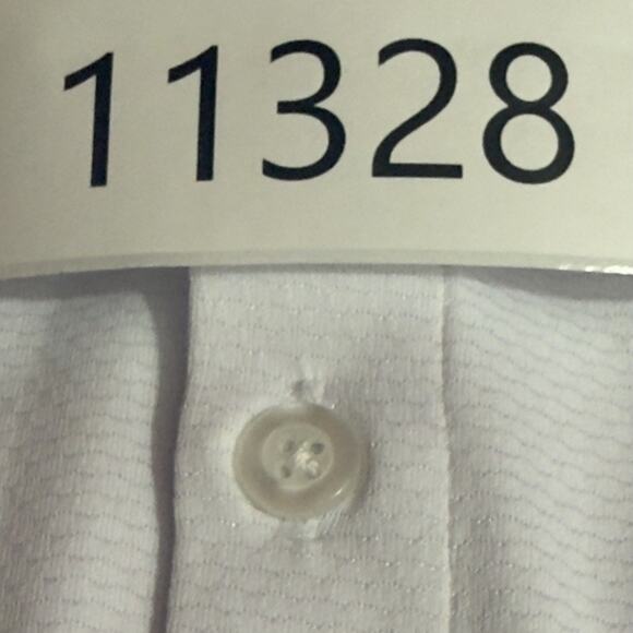 Barbell Apparel Motive Dress Shirt Mens M White Performance Stretch - Picture 10 of 10